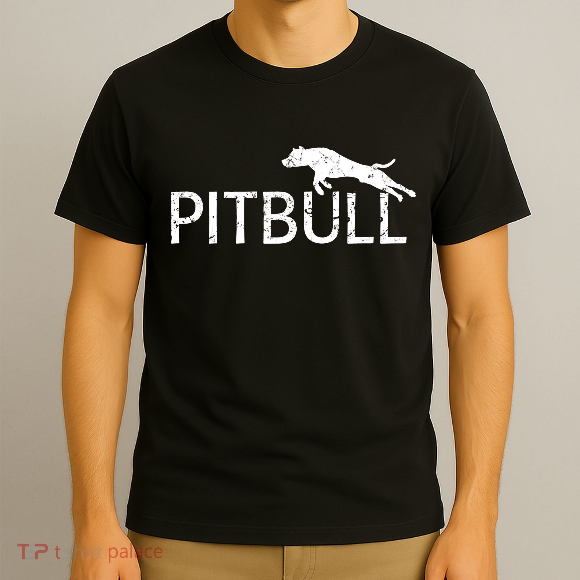 Pitbull Dog Logo T-Shirt
