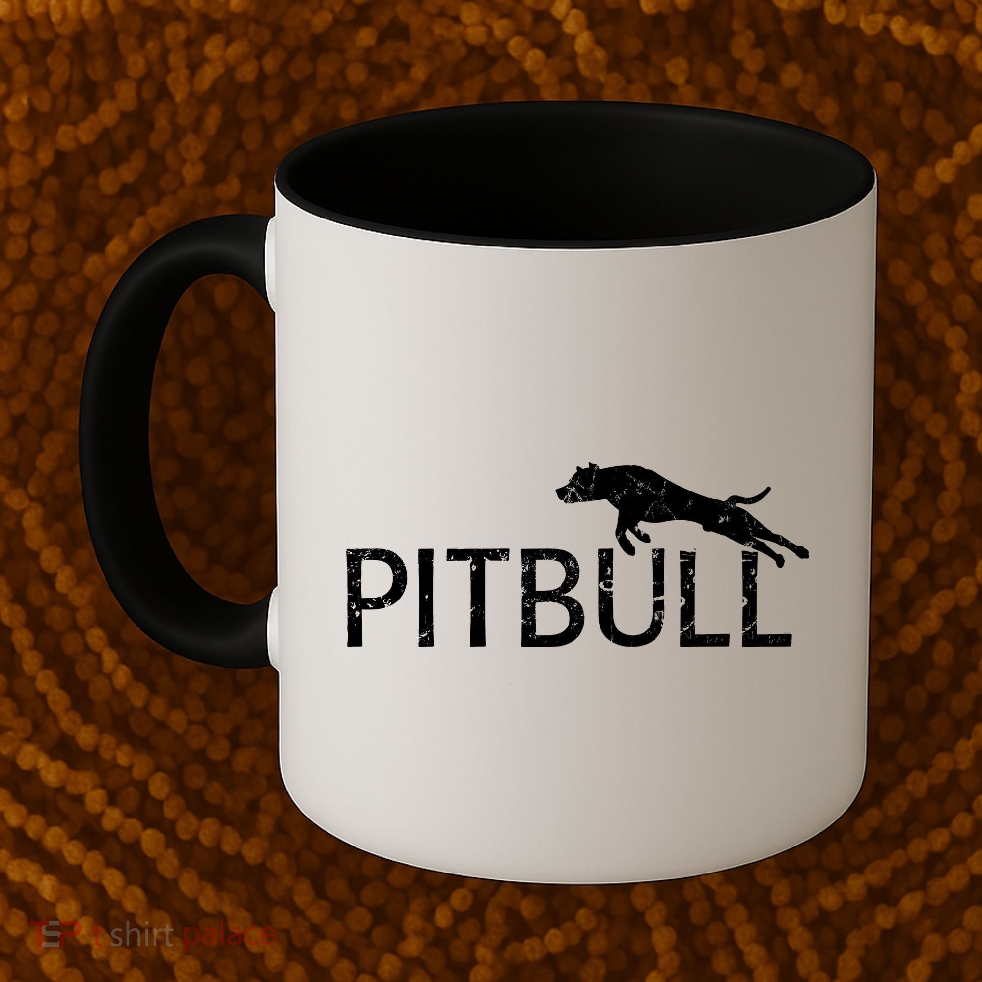 Pitbull Dog Logo Coffee Mug