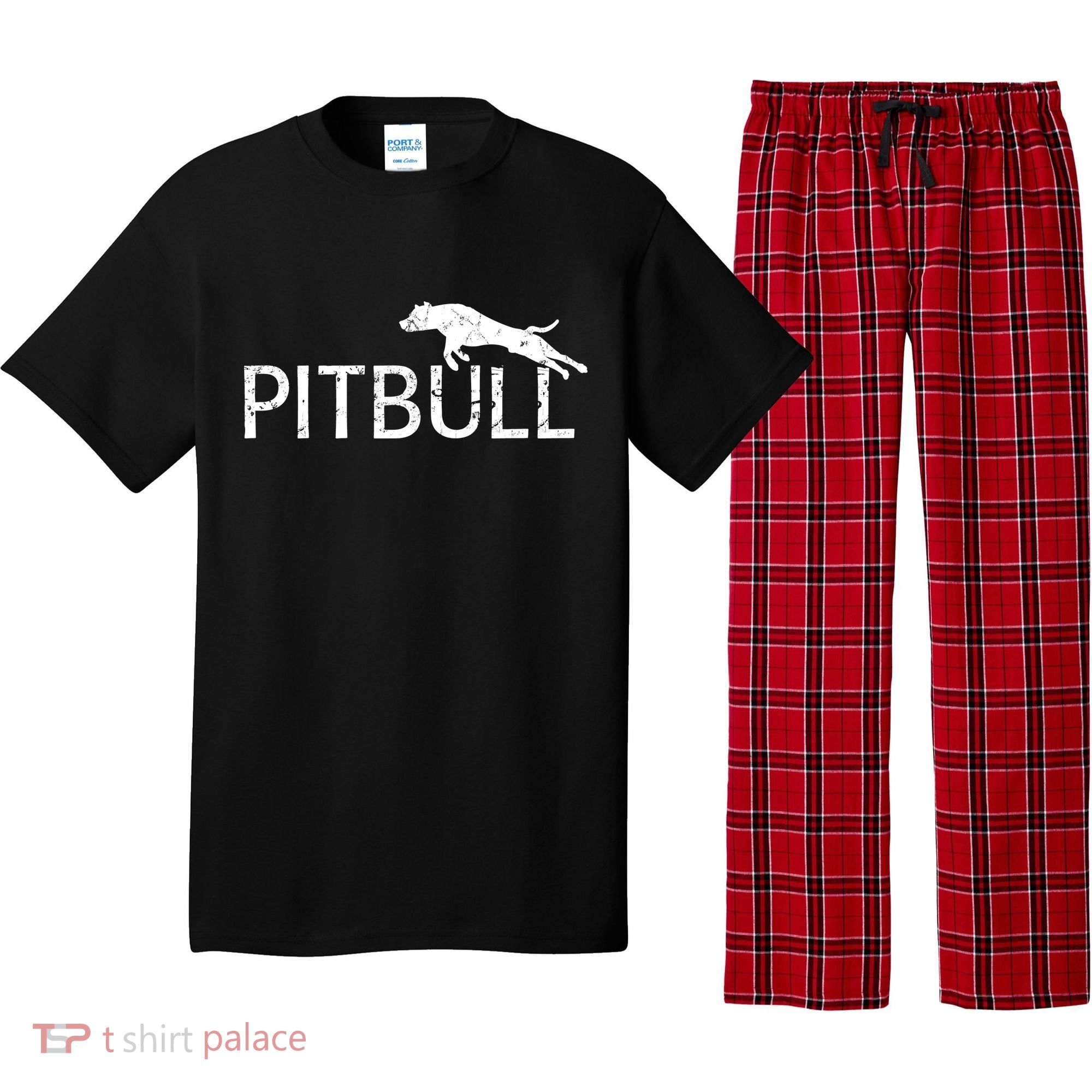 Pitbull Dog Logo Pajama Set