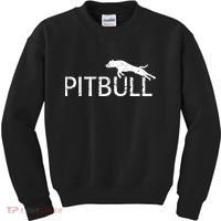 Pitbull Dog Logo Kids Sweatshirt thumb 0