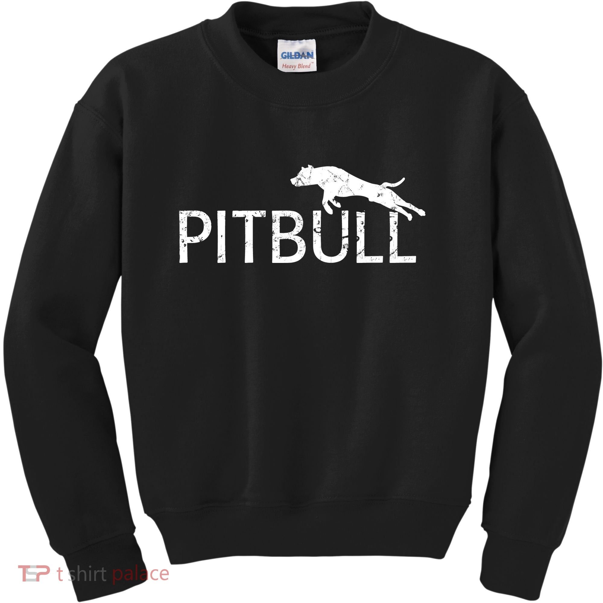 Pitbull Dog Logo Kids Sweatshirt