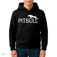 Pitbull Dog Logo Kids Hoodie thumb 4