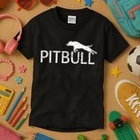 Pitbull Dog Logo Kids T-Shirt thumb 3