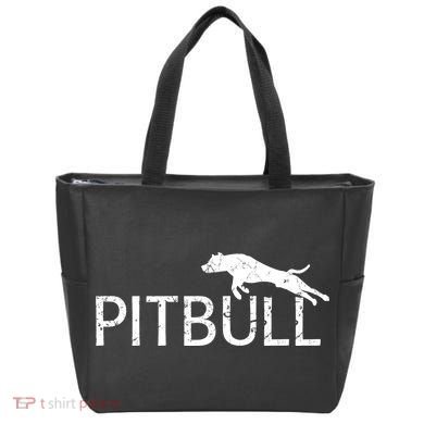 Pitbull Dog Logo Tote Bag