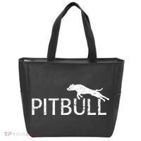 Pitbull Dog Logo Tote Bag thumb 0