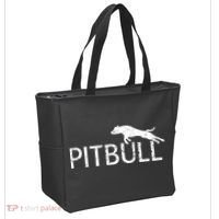 Pitbull Dog Logo Tote Bag thumb 2