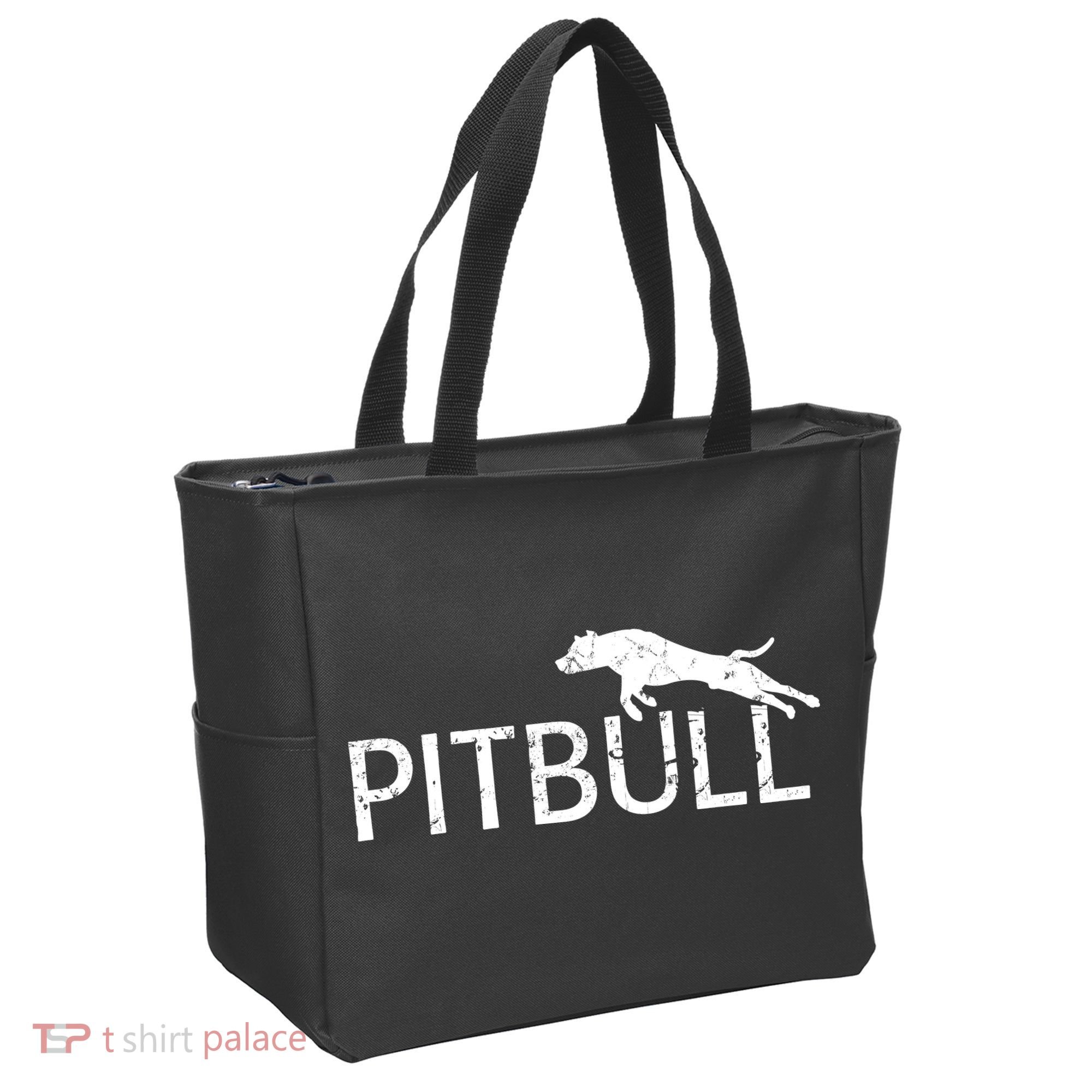 Pitbull Dog Logo Tote Bag