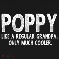 Poppy Definition Like Regular Grandpa Only Cooler Funny Gift Bucket Hat thumb 4