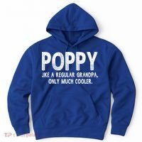 Poppy Definition Like Regular Grandpa Only Cooler Funny Gift Hoodie thumb 0