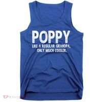 Poppy Definition Like Regular Grandpa Only Cooler Funny Gift Tank Top thumb 0