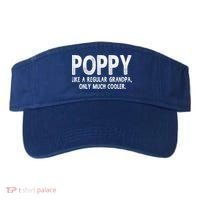 Poppy Definition Like Regular Grandpa Only Cooler Funny Gift Visor thumb 0