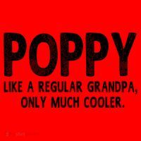 Poppy Definition Like Regular Grandpa Only Cooler Funny Gift Santa Hat thumb 1