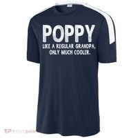 Poppy Definition Like Regular Grandpa Only Cooler Funny Gift Sport-Tek Competitor United Soccer Jersey thumb 2
