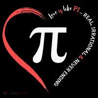 Pi Day Love Is Like Pi Valentines Math Teacher Ornament thumb 1