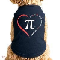 Pi Day Love Is Like Pi Valentines Math Teacher Doggie Tank thumb 0