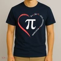 Pi Day Love Is Like Pi Valentines Math Teacher T-Shirt thumb 3