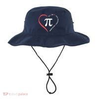 Pi Day Love Is Like Pi Valentines Math Teacher Bucket Hat thumb 0