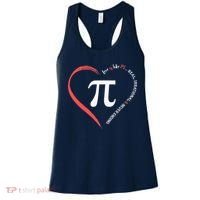 Pi Day Love Is Like Pi Valentines Math Teacher Women's Tank Top thumb 0