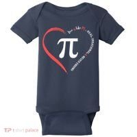 Pi Day Love Is Like Pi Valentines Math Teacher Baby Bodysuit thumb 0