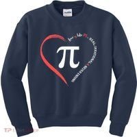 Pi Day Love Is Like Pi Valentines Math Teacher Kids Sweatshirt thumb 0