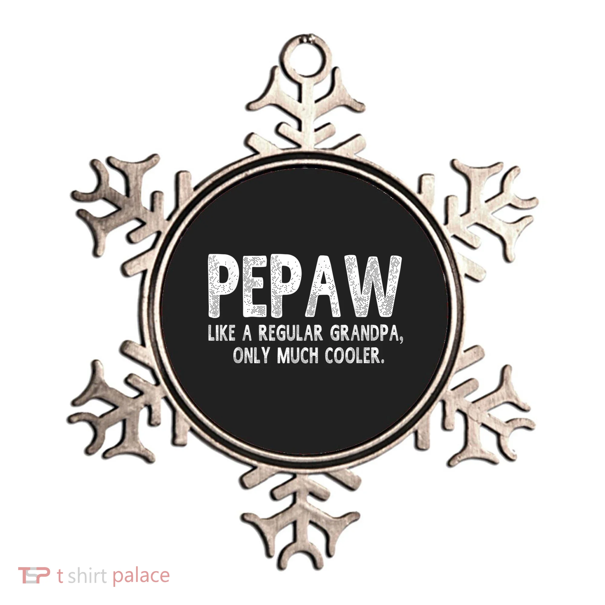 Pepaw Definition Like Regular Grandpa Only Cooler Funny Ornament