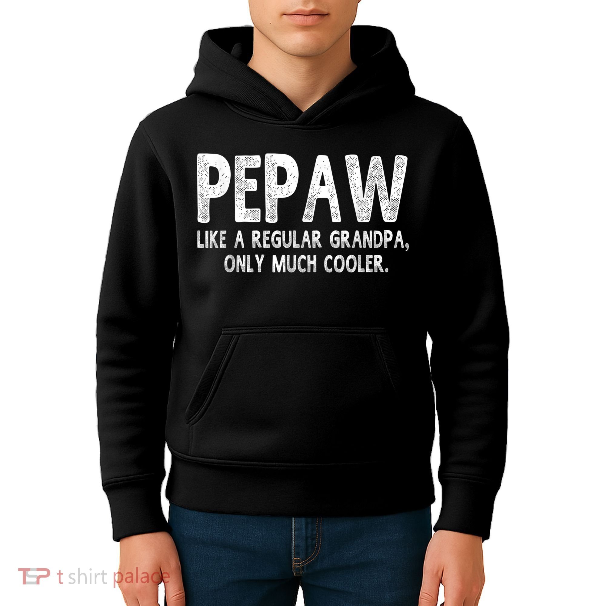 Pepaw Definition Like Regular Grandpa Only Cooler Funny Kids Hoodie