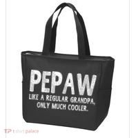 Pepaw Definition Like Regular Grandpa Only Cooler Funny Tote Bag thumb 3