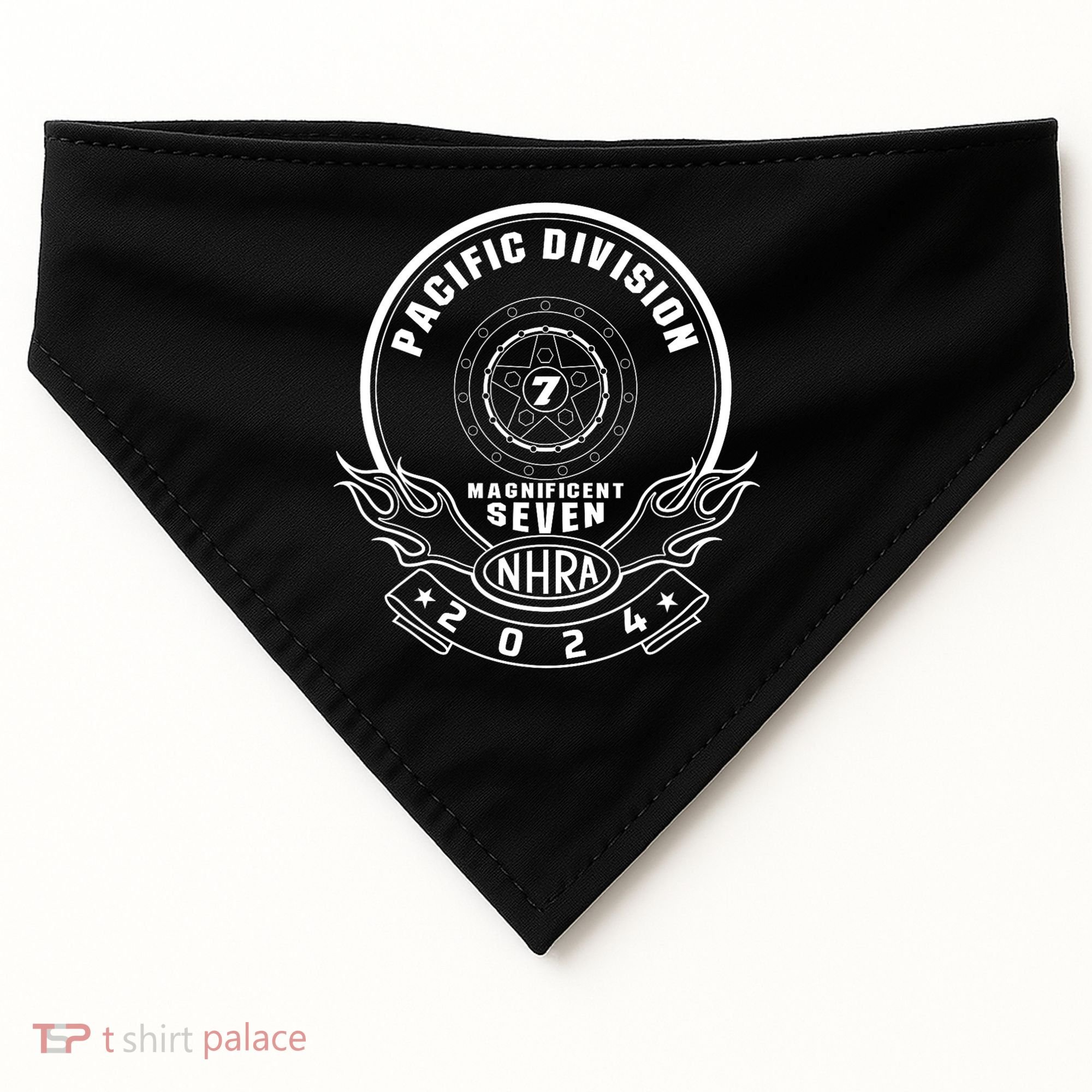 Pacific Division Logo USA-Made Doggie Bandana