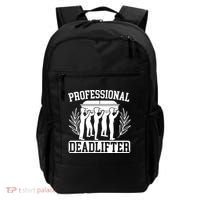 Professional Deadlifter Last Responder Mortician Funeral Cool Gift Backpack thumb 0