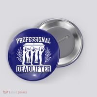 Professional Deadlifter Last Responder Mortician Funeral Cool Gift Button thumb 0