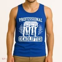Professional Deadlifter Last Responder Mortician Funeral Cool Gift Tank Top thumb 3