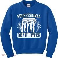 Professional Deadlifter Last Responder Mortician Funeral Cool Gift Kids Sweatshirt thumb 0