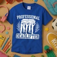 Professional Deadlifter Last Responder Mortician Funeral Cool Gift Kids T-Shirt thumb 3