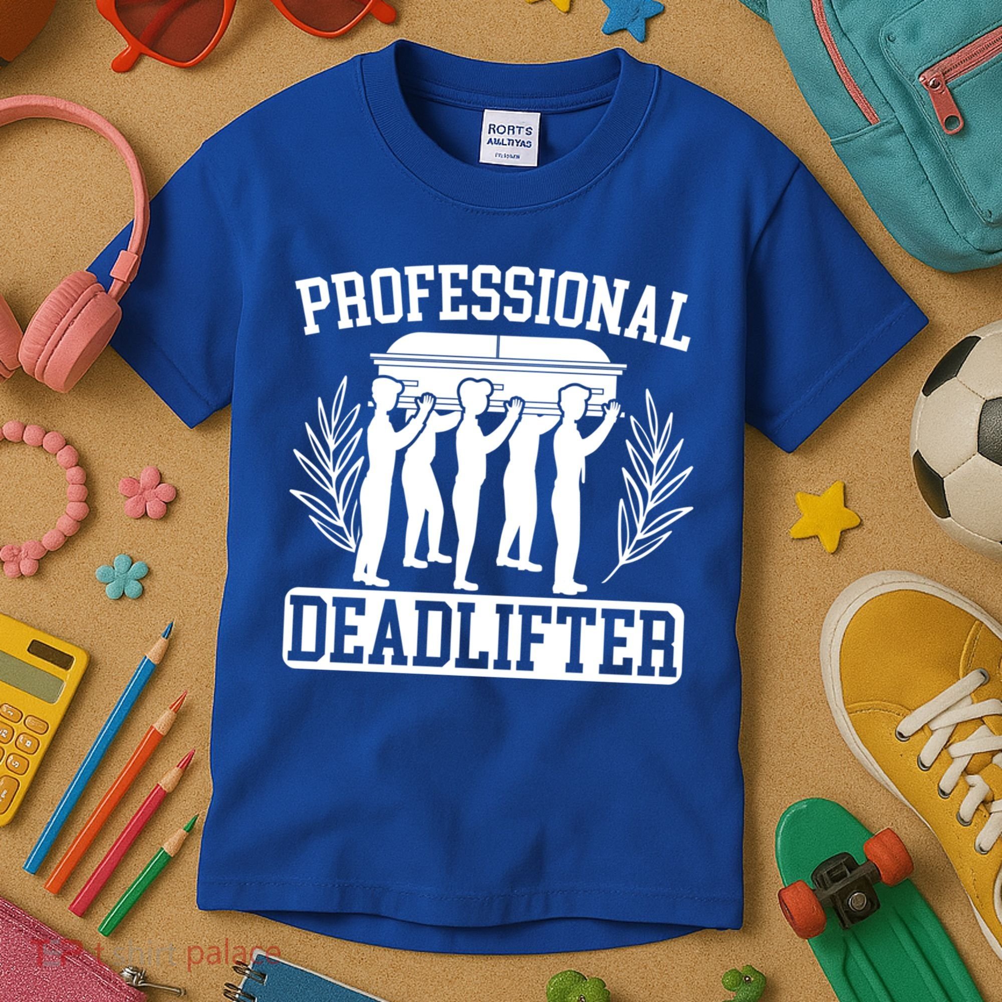 Professional Deadlifter Last Responder Mortician Funeral Cool Gift Kids T-Shirt
