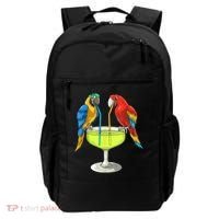 Parrots Drinking Margarita Hawaiian Vacation Beach Party Backpack thumb 0