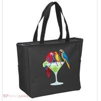 Parrots Drinking Margarita Tropical Vacation Hawaiian Birds Tote Bag thumb 2