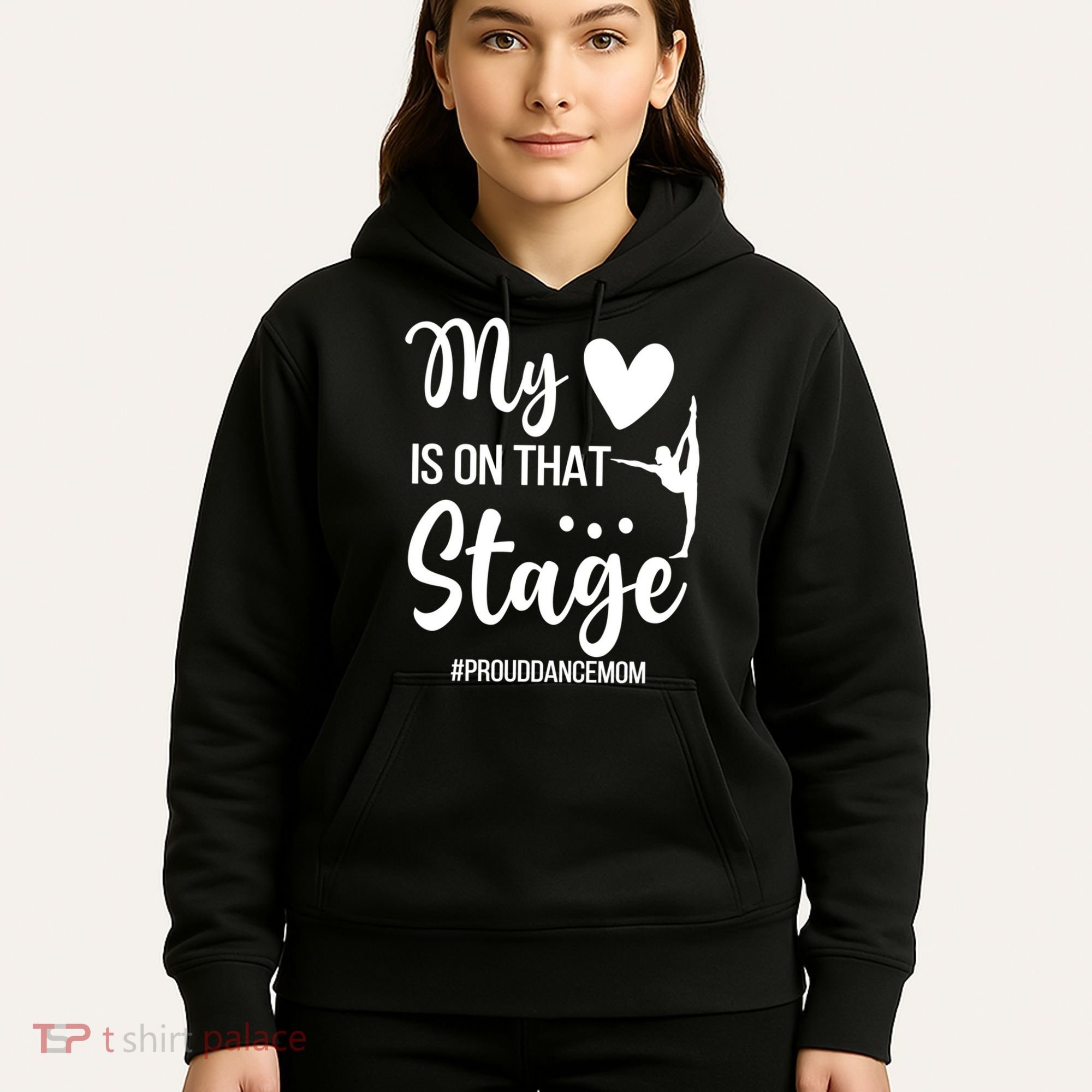 Proud Dance Mom Dance Mother Of A Dancer Mama Funny Gift Hoodie