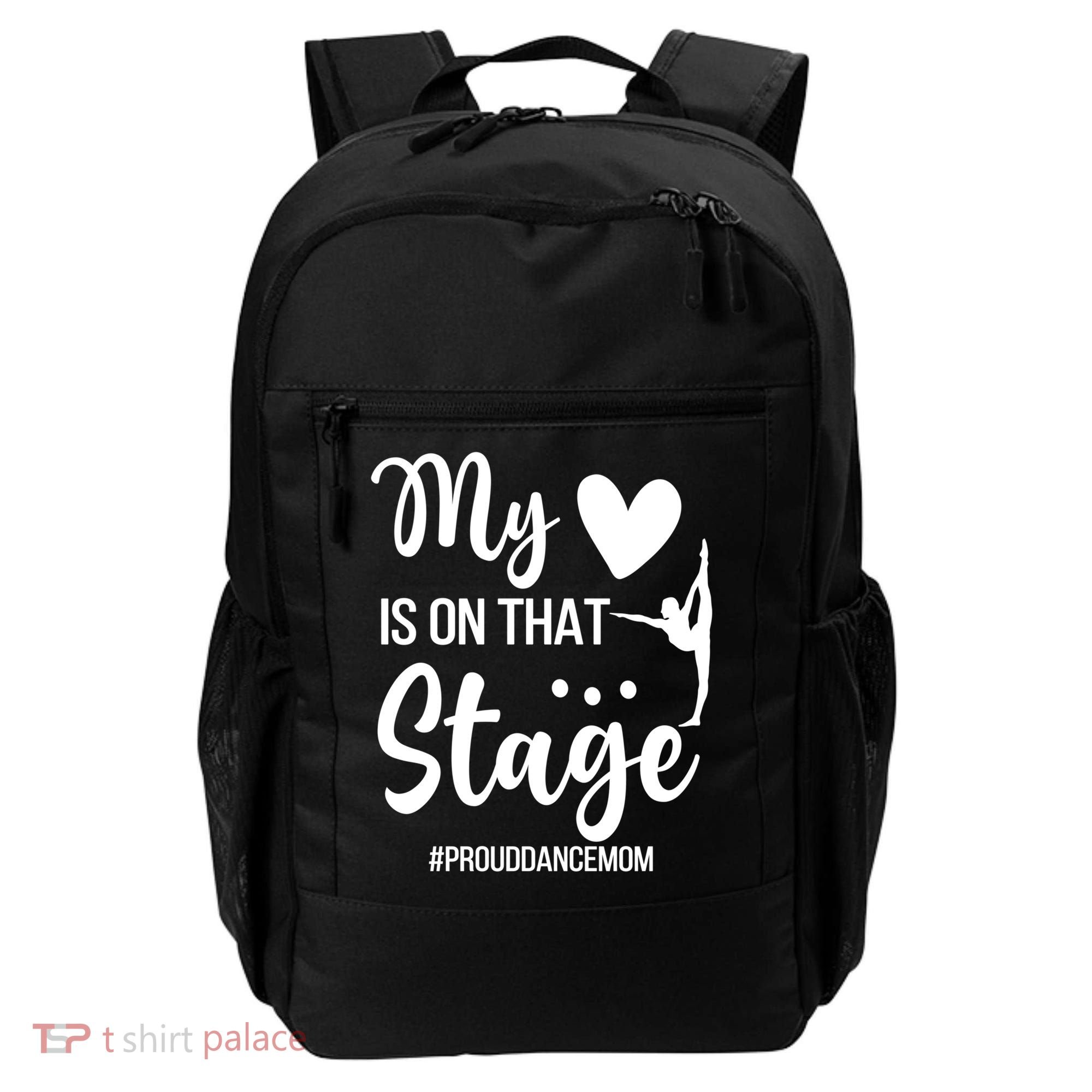 Proud Dance Mom Dance Mother Of A Dancer Mama Funny Gift Backpack