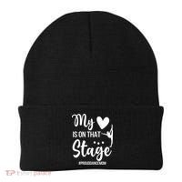 Proud Dance Mom Dance Mother Of A Dancer Mama Funny Gift Beanie thumb 0