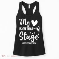 Proud Dance Mom Dance Mother Of A Dancer Mama Funny Gift Women's Tank Top thumb 0