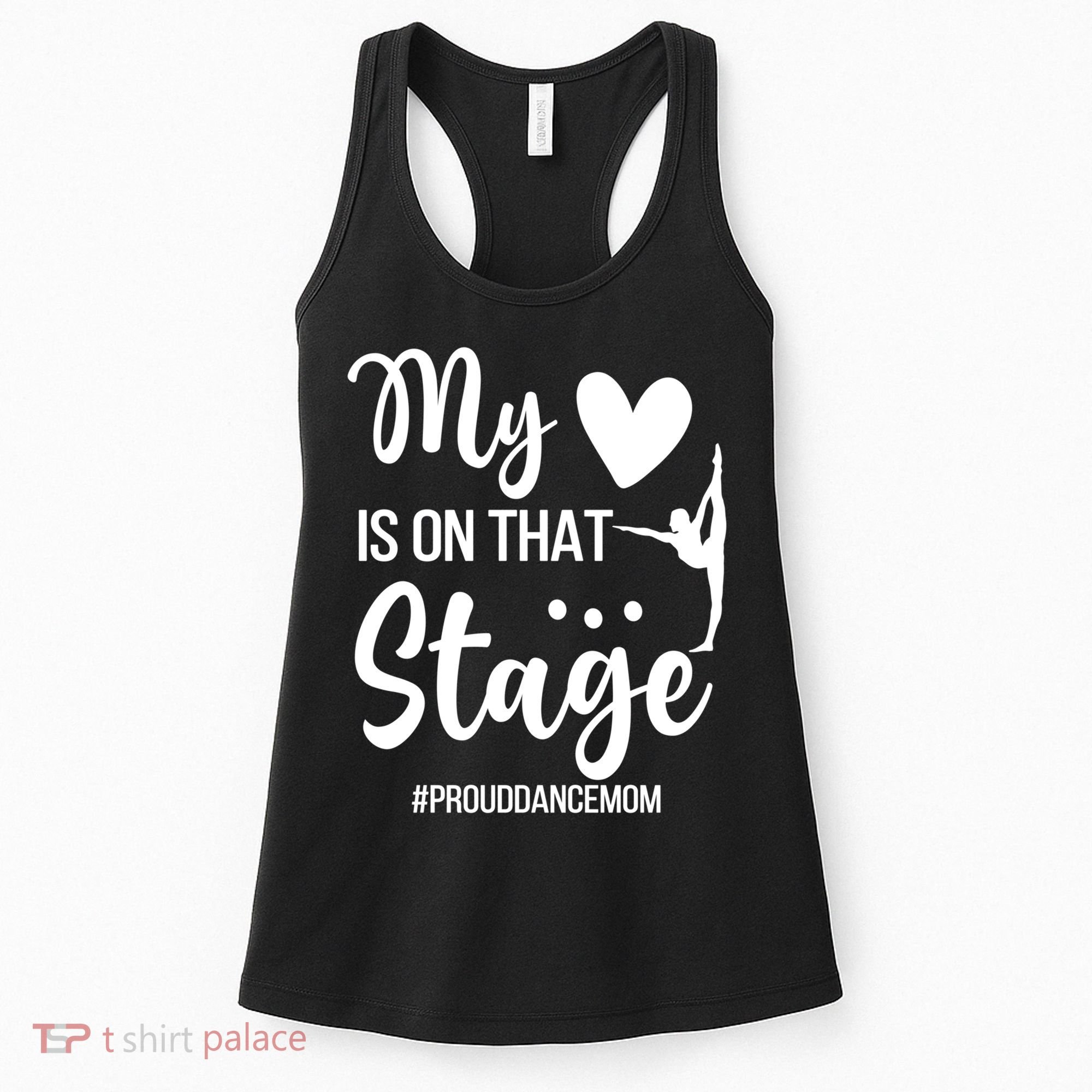 Proud Dance Mom Dance Mother Of A Dancer Mama Funny Gift Women's Tank Top