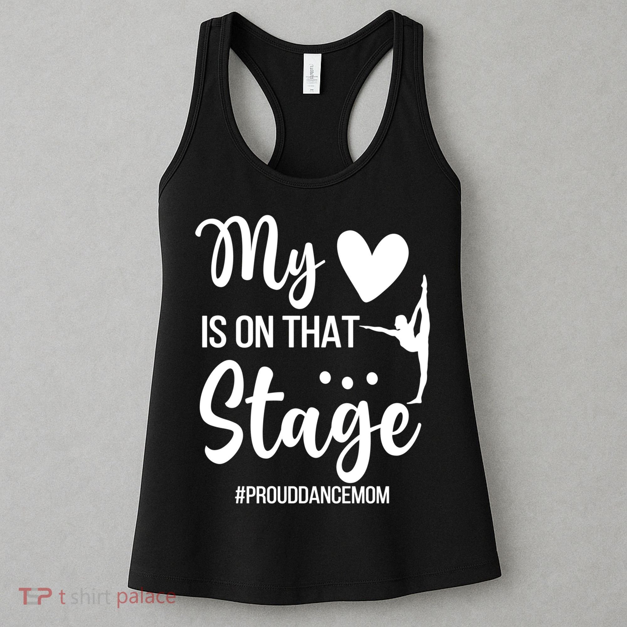 Proud Dance Mom Dance Mother Of A Dancer Mama Funny Gift Women's Tank Top