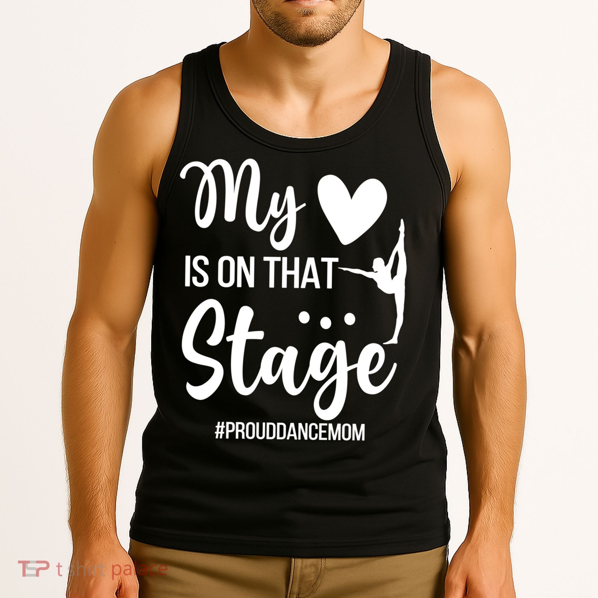Proud Dance Mom Dance Mother Of A Dancer Mama Funny Gift Tank Top