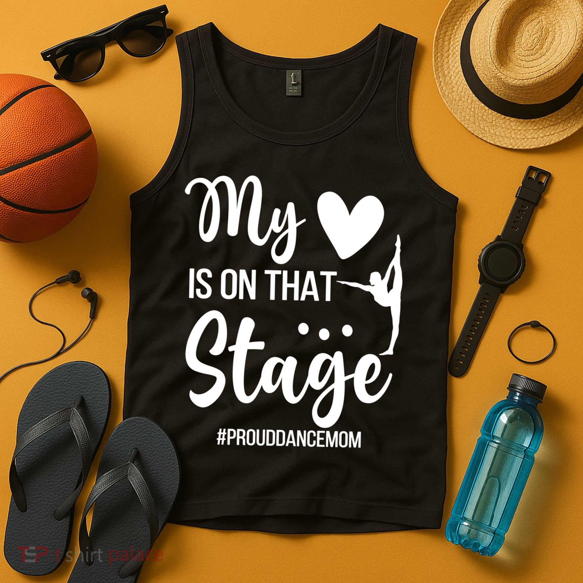 Proud Dance Mom Dance Mother Of A Dancer Mama Funny Gift Tank Top