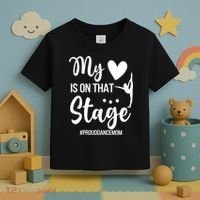 Proud Dance Mom Dance Mother Of A Dancer Mama Funny Gift Toddler T-Shirt thumb 3