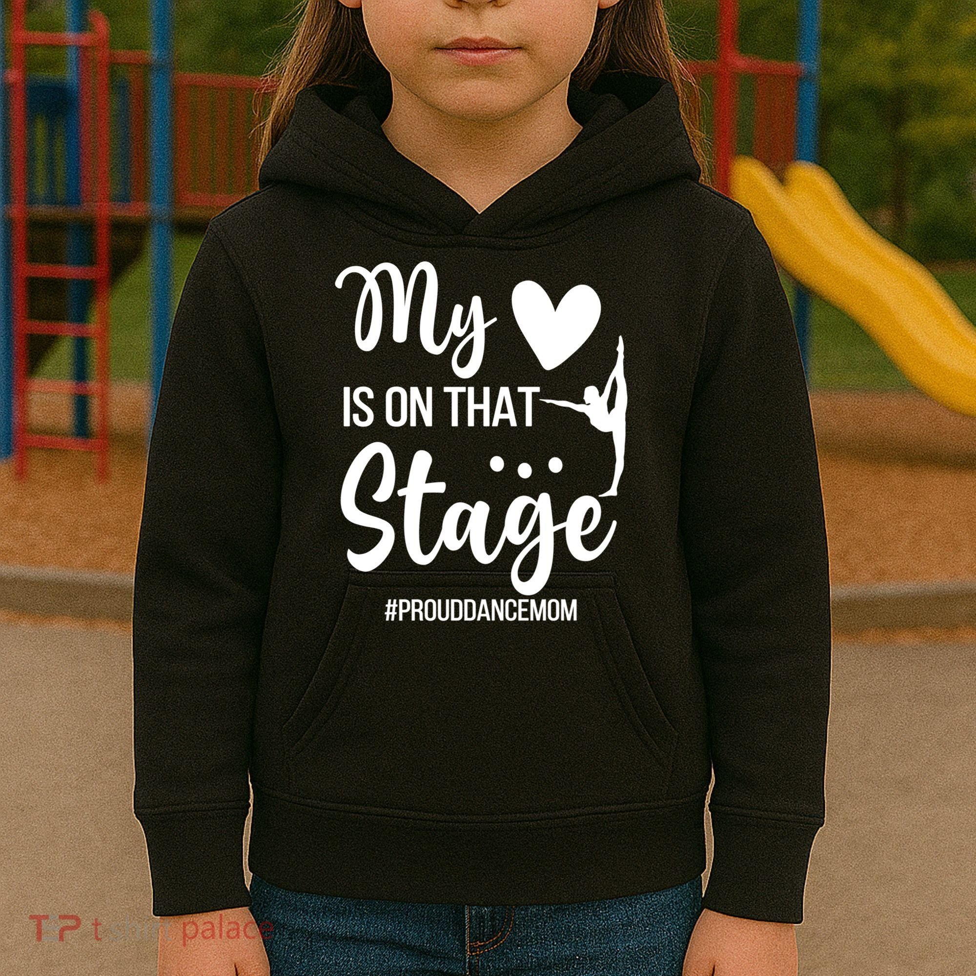 Proud Dance Mom Dance Mother Of A Dancer Mama Funny Gift Kids Hoodie
