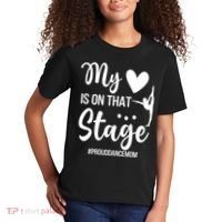 Proud Dance Mom Dance Mother Of A Dancer Mama Funny Gift Kids T-Shirt thumb 2