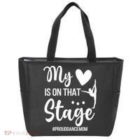 Proud Dance Mom Dance Mother Of A Dancer Mama Funny Gift Tote Bag thumb 0