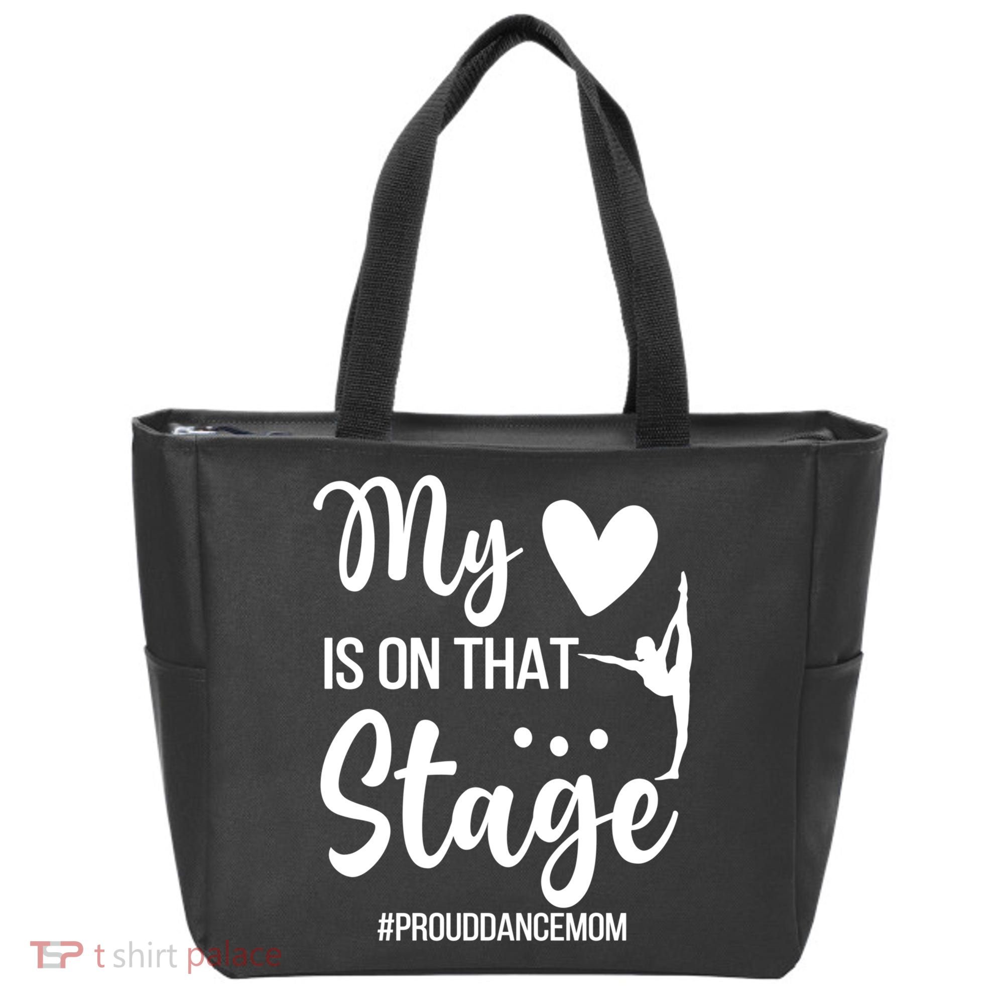 Proud Dance Mom Dance Mother Of A Dancer Mama Funny Gift Tote Bag