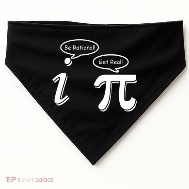 Pi Day Math Teacher Funny USA-Made Doggie Bandana